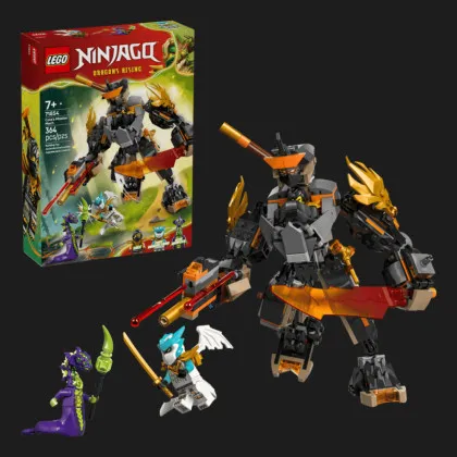 Конструктор LEGO NINJAGO Робот Коула для місії і Дракон Зейн (71854)