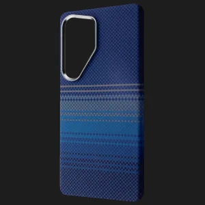 Чехол WAVE Gleam Case with Magnetic Ring для Samsung Galaxy S26 Ultra (Blue Stripes) в Луцке