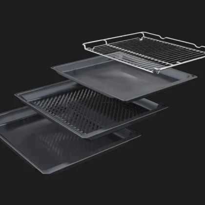 Духова шафа Bosch електрична, 71л, A+ (HBG272EB3) (Black)