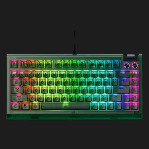 Клавиатура механическая RAZER BlackWidow V4 75% Phantom (Green) (RZ03-05003300-R3M1) (UA)