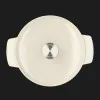 Каструля чавунна з кришкою KitchenAid, 22 см, 3,3 л (Beige) (CC006056-001)