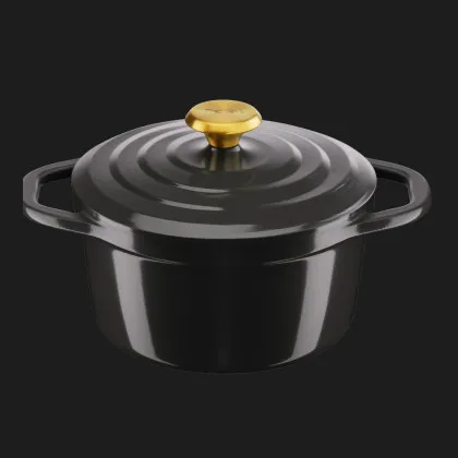 Кастрюля с крышкой Tefal Air з кришкою 3.1л (Dark Gray) (E2554404)