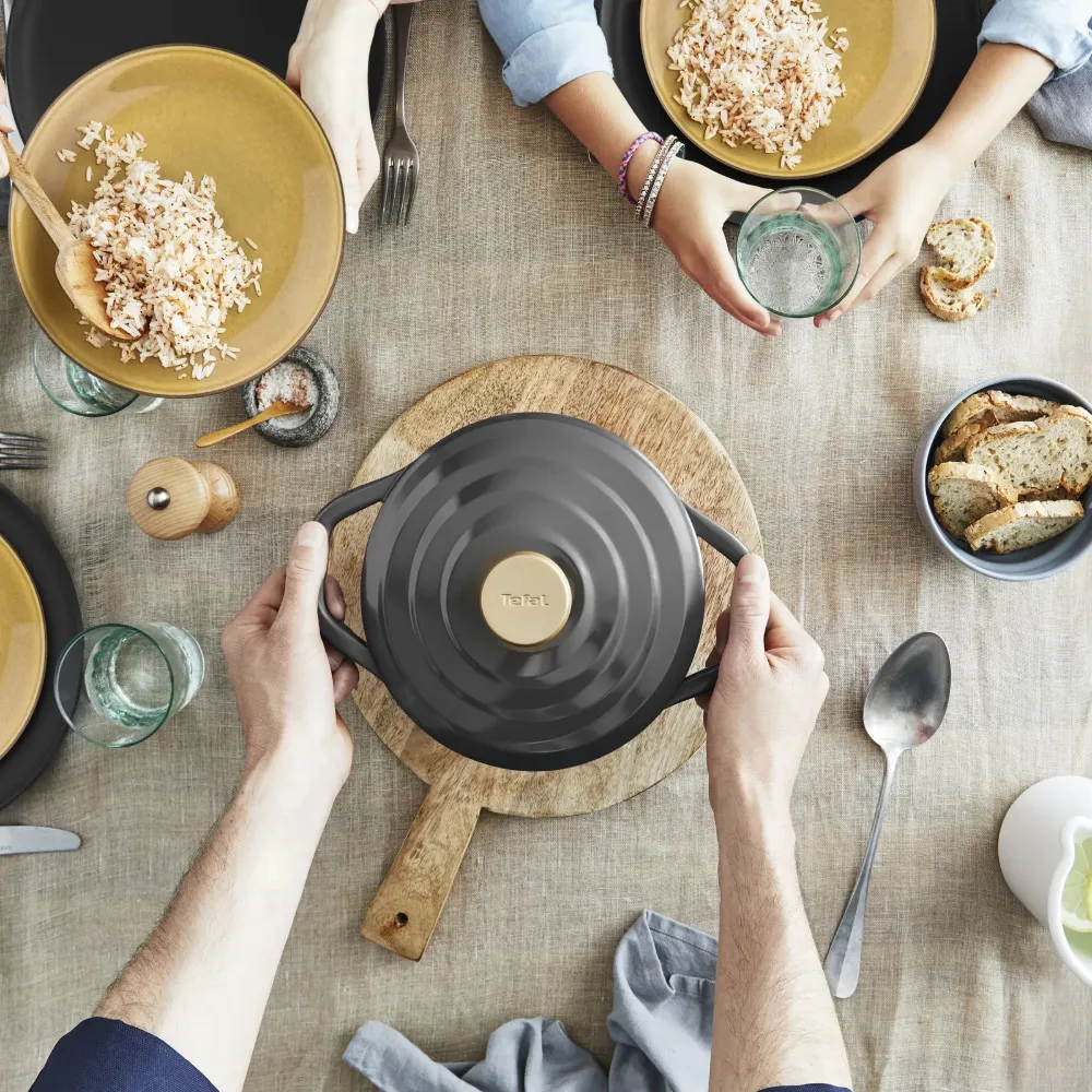 Каструля з кришкою Tefal Air з кришкою 3.1л (Dark Gray) (E2554404) — фото 4