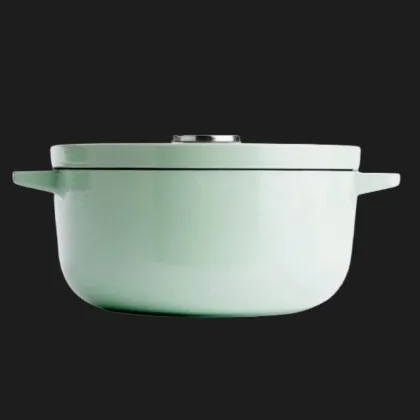 Чугунная кастрюля с крышкой KitchenAid, 22 см, 3,3 л (Mint) (CC007430-001)