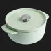 Каструля чавунна з кришкою KitchenAid, 22 см, 3,3 л (Mint) (CC007433-001)