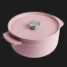 Каструля чавунна з кришкою KitchenAid, 22 см, 3,3 л (Pink) (CC007430-001)