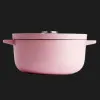 Каструля чавунна з кришкою KitchenAid, 22 см, 3,3 л (Pink) (CC007430-001)