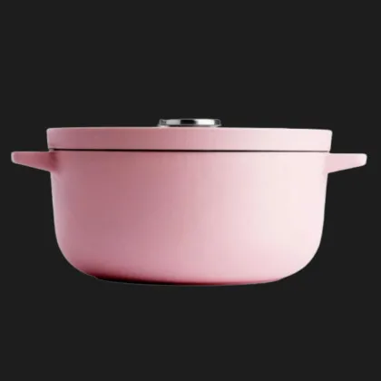 Чугунная кастрюля с крышкой KitchenAid, 22 см, 3,3 л (Pink) (CC007430-001)