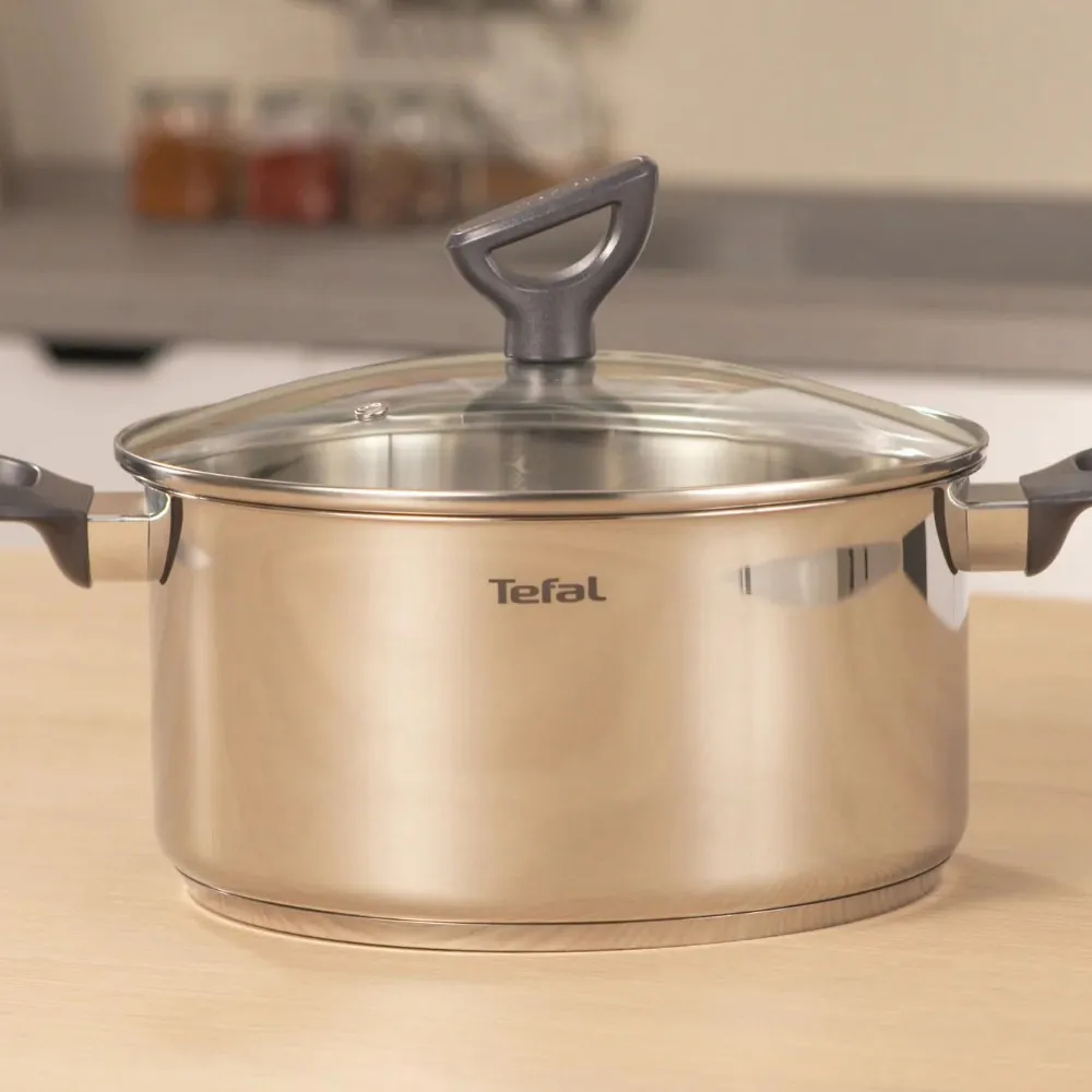 Каструля з кришкою Tefal Daily Cook 24см (Silver) (G7124645) — фото 6