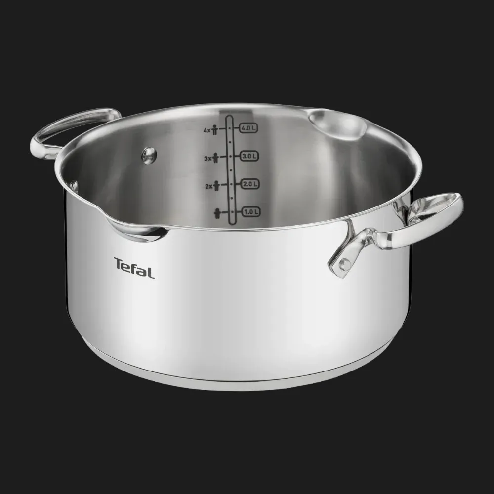 Каструля з кришкою Tefal Duetto+ 24 см 5 л (Silver) (G7194656) — фото 2