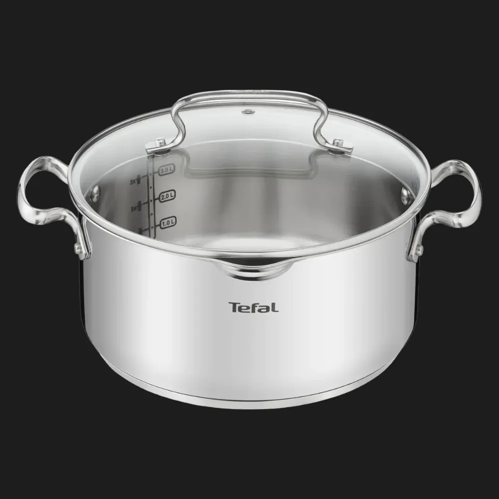 Каструля з кришкою Tefal Duetto+ 24 см 5 л (Silver) (G7194656)