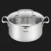 Кастрюля с крышкой Tefal Duetto+ 24 см 5 л (Silver) (G7194656)