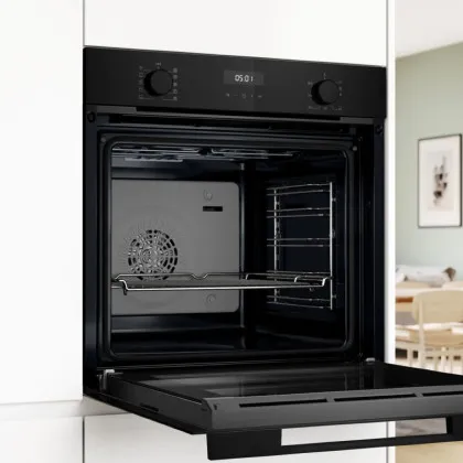 Духова шафа Bosch електрична, 76л, A (HJA737BA0) (Black)