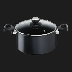 Каструля з кришкою Tefal Unlimited 24 см 5.3 л (Black) (G2554672)