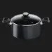 Кастрюля с крышкой Tefal Unlimited 24 см 5.3 л (Black) (G2554672)