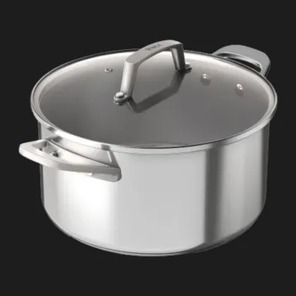 Кастрюля с крышкой Ninja з нержавіючої сталі 16 см (Silver) (C60216DE)