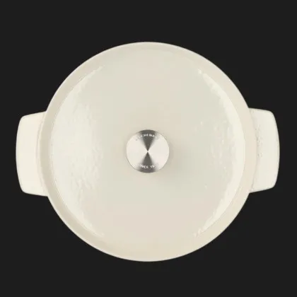 Чугунная кастрюля с крышкой KitchenAid, 26 см, 5,2 л (Beige) (CC006059-001)