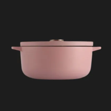 Чугунная кастрюля с крышкой KitchenAid, 26 см, 5,2 л (Pink) (CC007431-001)