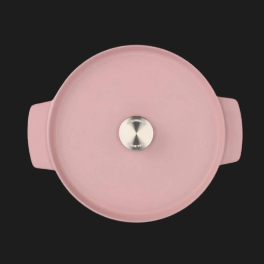 Каструля чавунна з кришкою KitchenAid, 26 см, 5,2 л (Pink) (CC007431-001) — фото 2