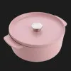 Каструля чавунна з кришкою KitchenAid, 26 см, 5,2 л (Pink) (CC007431-001)