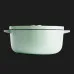 Каструля чавунна з кришкою KitchenAid, 26 см, 5,2 л (Mint) (CC007434-001)