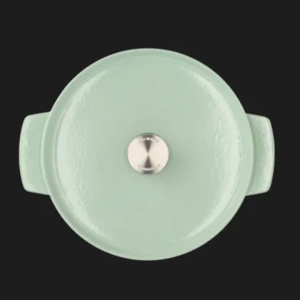 Чугунная кастрюля с крышкой KitchenAid, 26 см, 5,2 л (Mint) (CC007434-001)