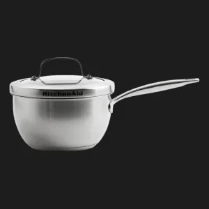 Ківш з кришкою KitchenAid Proline 18 см 2 л (Silver) (CC005129-001)