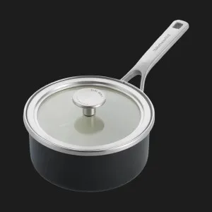 Ківш з кришкою KitchenAid Steel Core 18 см 2 л (Black) (CC005998-001)