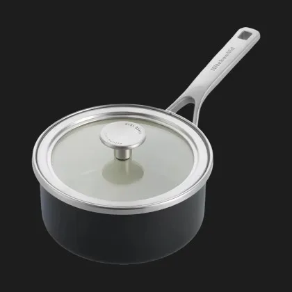 Ківш з кришкою KitchenAid Steel Core 18 см 2 л (Black) (CC005998-001)