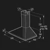 Вытяжка Gorenje купольная, 50 см, 450 м3/ч (WHC529E4X) (Stainless Steel)