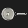 Ковш с крышкой KitchenAid Steel Core 16 см 1.3 л (Matte Black) (CC005997-001)