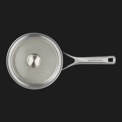 Ківш з кришкою KitchenAid Steel Core 16 см 1.3 л (Matte Black) (CC005997-001)