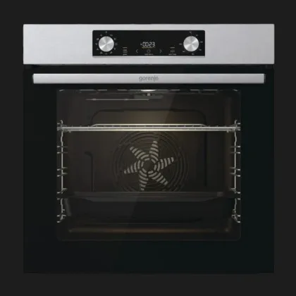 Духова шафа Gorenje електрична, 77л, A+ (BO6735E02X) (Stainless Steel/Black)
