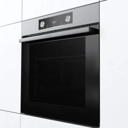 Духова шафа Gorenje електрична, 77л, A+ (BO6735E02X) (Stainless Steel/Black)