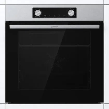 Духова шафа Gorenje електрична, 77л, A+ (BO6735E02X) (Stainless Steel/Black)