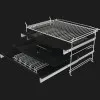 Духова шафа Gorenje електрична, 77л, A+ (BPSA6747A08X) (Stainless Steel/Black)