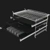 Духова шафа Gorenje електрична, 77л, A+ (BPSA6747A08WG) (White)