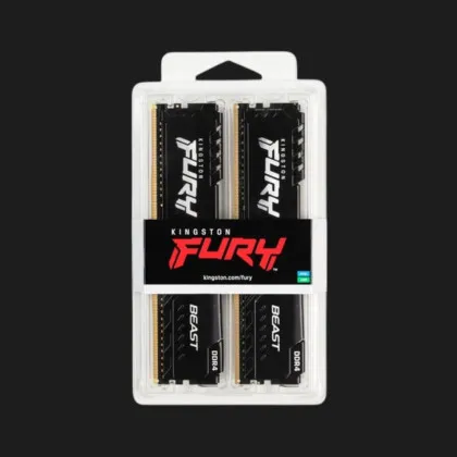 Оперативная память Kingston Fury Beast DDR4 32GB 2x16GB 3200MHz (KF432C16BB1K2/32)