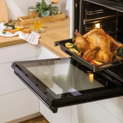Духова шафа Gorenje електрична, 77л, A+ (BSA6737E15BG) (Black)