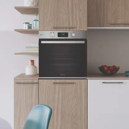 Духова шафа Indesit електрична, 71л, A+ (IOK58HSU1X) (Stainless Steel/Black)