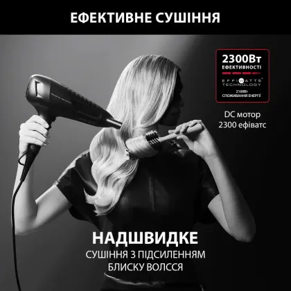 Фен Rowenta x Karl Lagerfeld Powerline (Black)