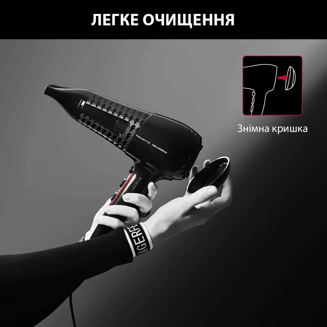 Фен Rowenta x Karl Lagerfeld Powerline (Black)