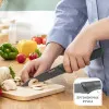 Кухонный нож для чистки овощей Tefal Fresh Kitchen 9см (Gray) (K1220604)