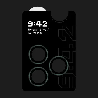 Защитное стекло 9:42 для камери iPhone 13 Pro/13 Pro Max (Alpine Green)
