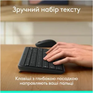 Клавіатура Logitech K250 (Graphite) (920-013822) (UA)