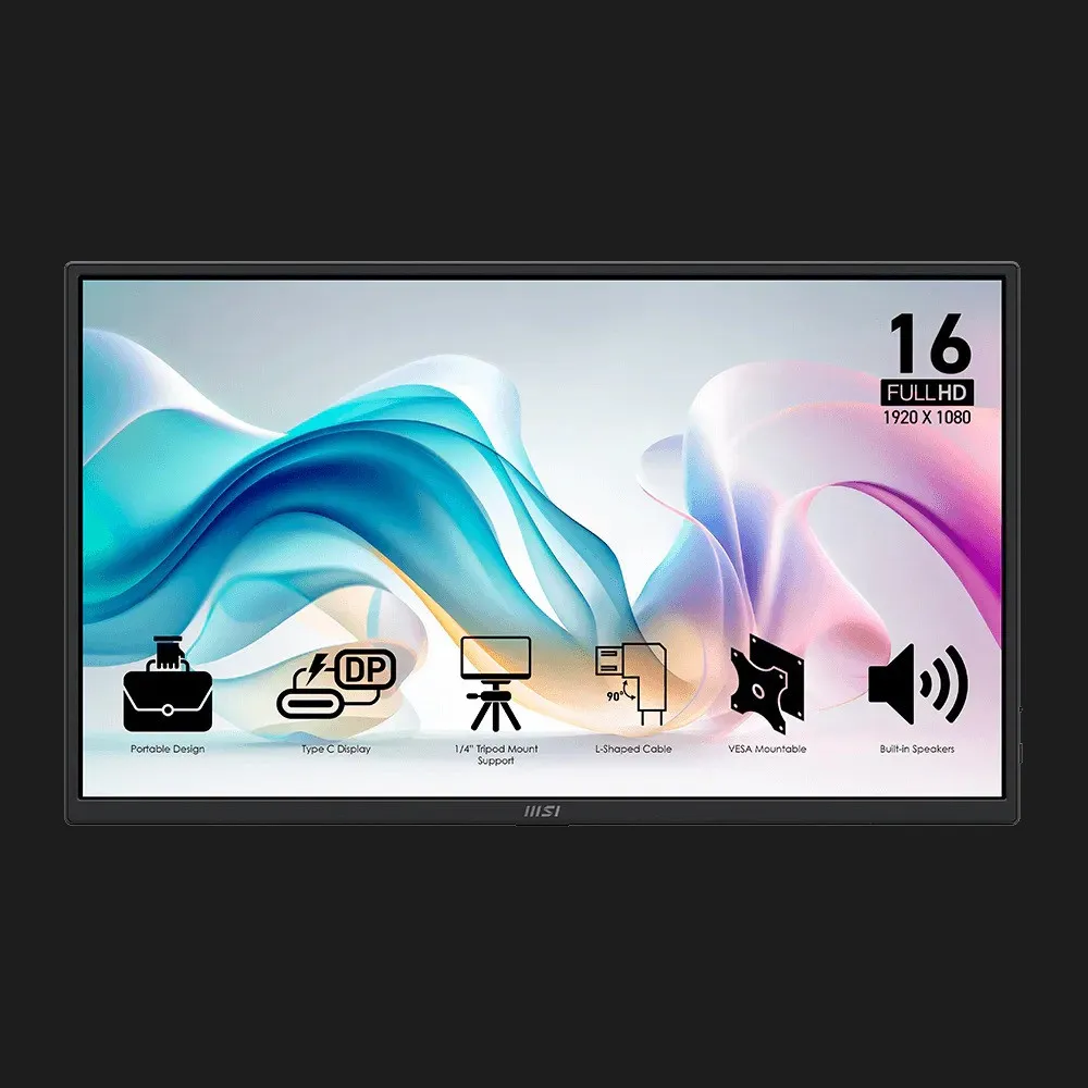 Монитор MSI 15.6" PRO MP165 E6 IPS 60Hz