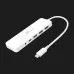 Адаптер J5create USB-C 6-in-1 (2xUSB 3.1 + USB-C PD + HDMI + SD/TF + 3.5mm) (White)