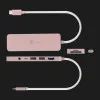Адаптер J5create USB-C 6-in-1 (2xUSB 3.2 + USB-C PD + HDMI 4K + SD/TF + 3.5mm) (Rose)