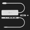 Адаптер J5create USB-C 6-in-1 (2xUSB 3.2 + USB-C PD + HDMI 4K + SD/TF + 3.5mm) (White)