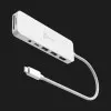 Адаптер J5create USB-C 6-in-1 (2xUSB 3.2 + USB-C PD + HDMI 4K + SD/TF + 3.5mm) (White)